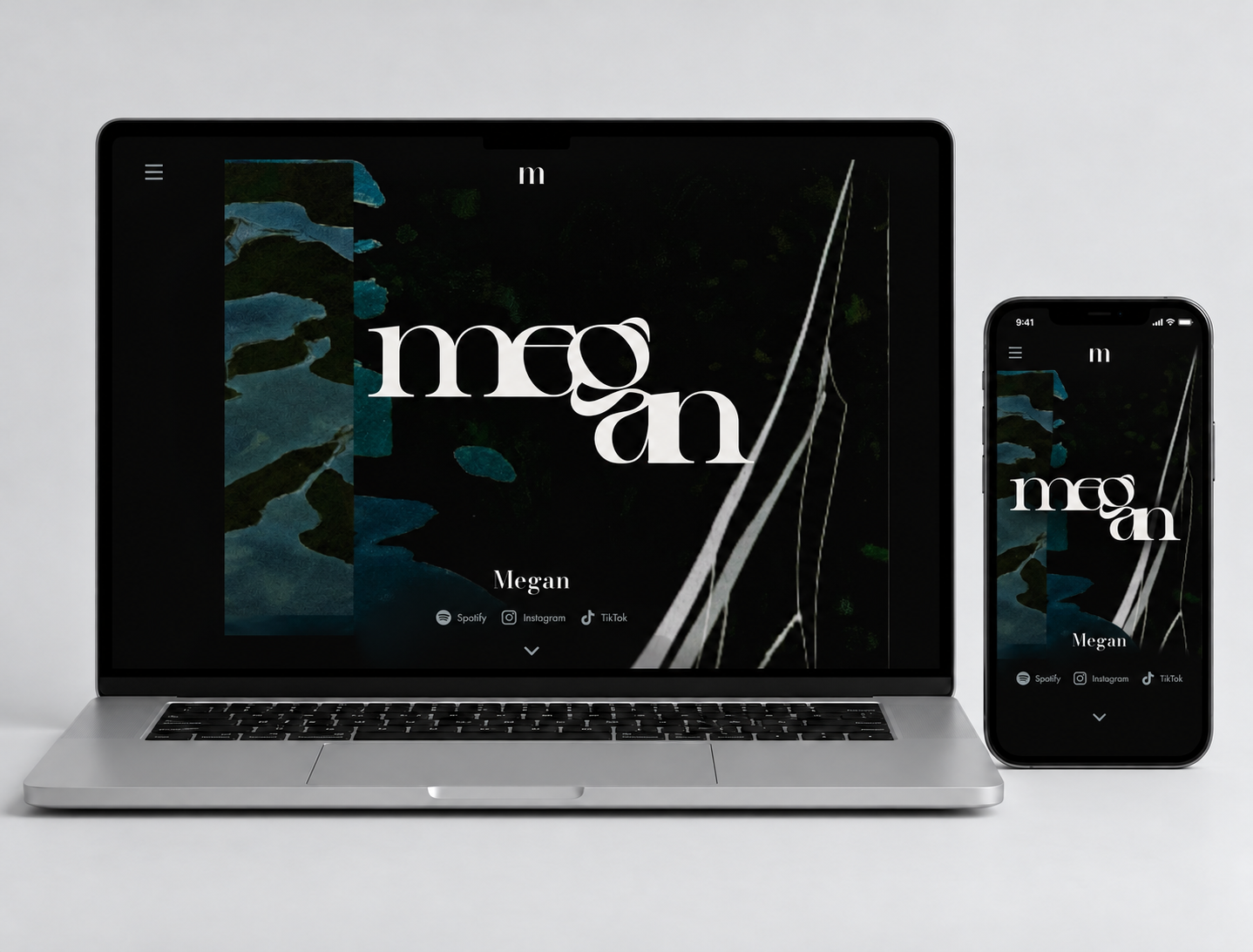 Megan website preview