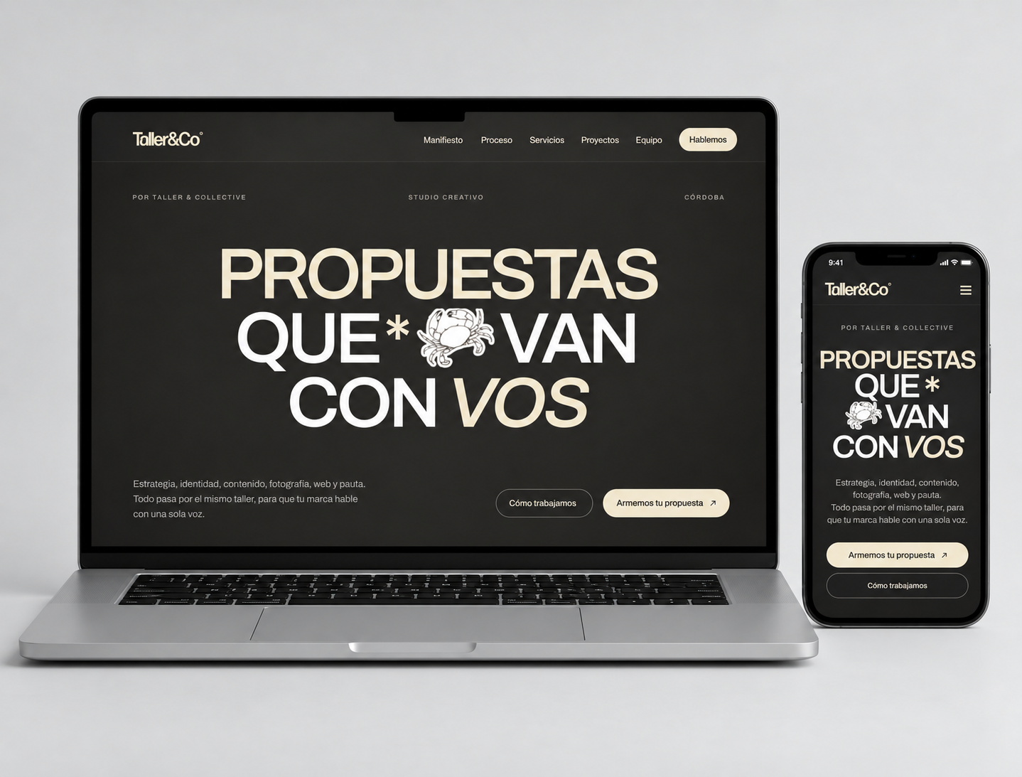 Taller & Co website preview