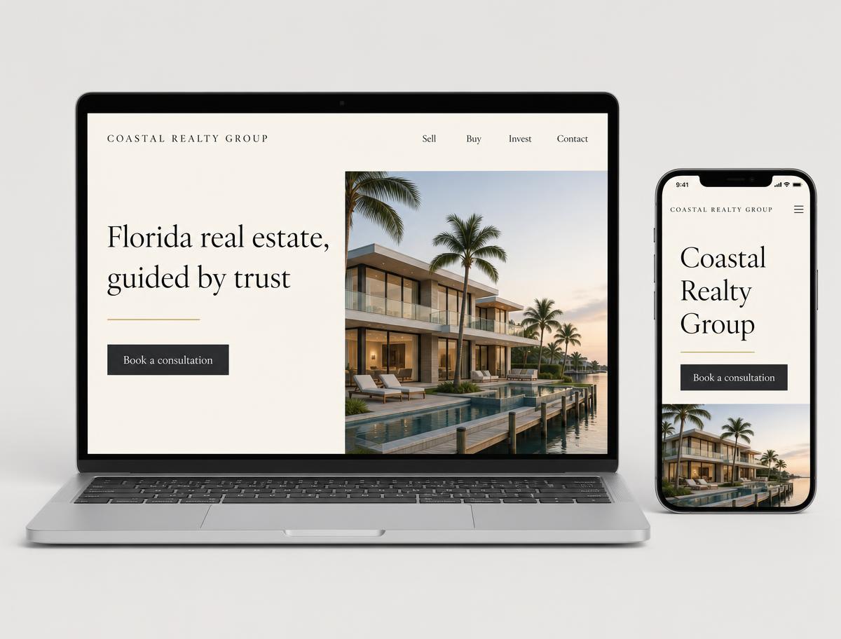 Coastal Realty Group website preview